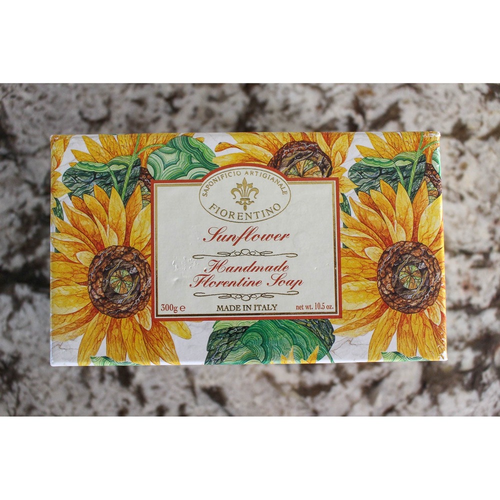 Saponificio Artigianale Fiorentino Soap 10.5 oz‎ Sunflower Handmade in Italy